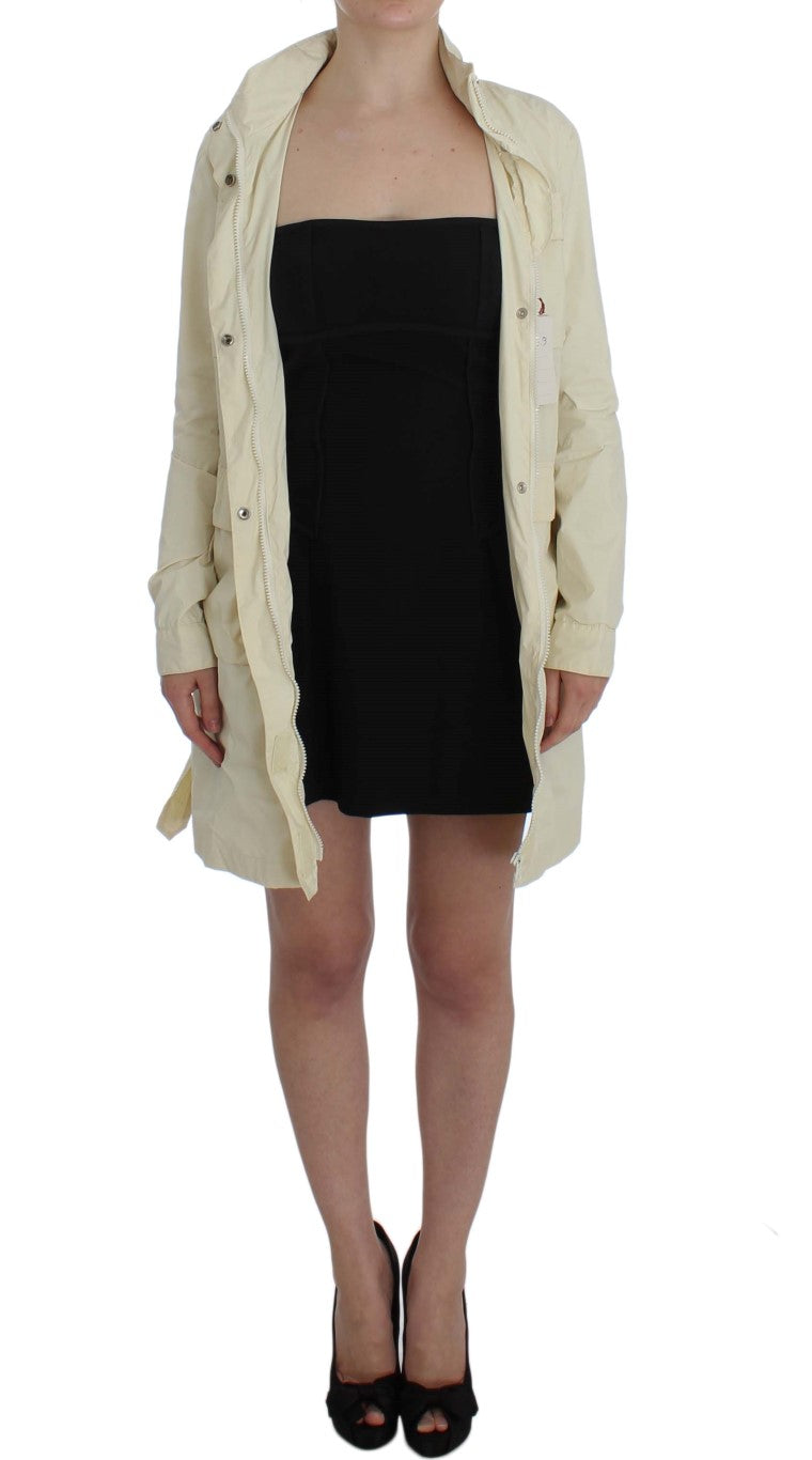 P.A.R.O.S.H. Beige Weather Proof Trench Jacket Coat | Regal Royce