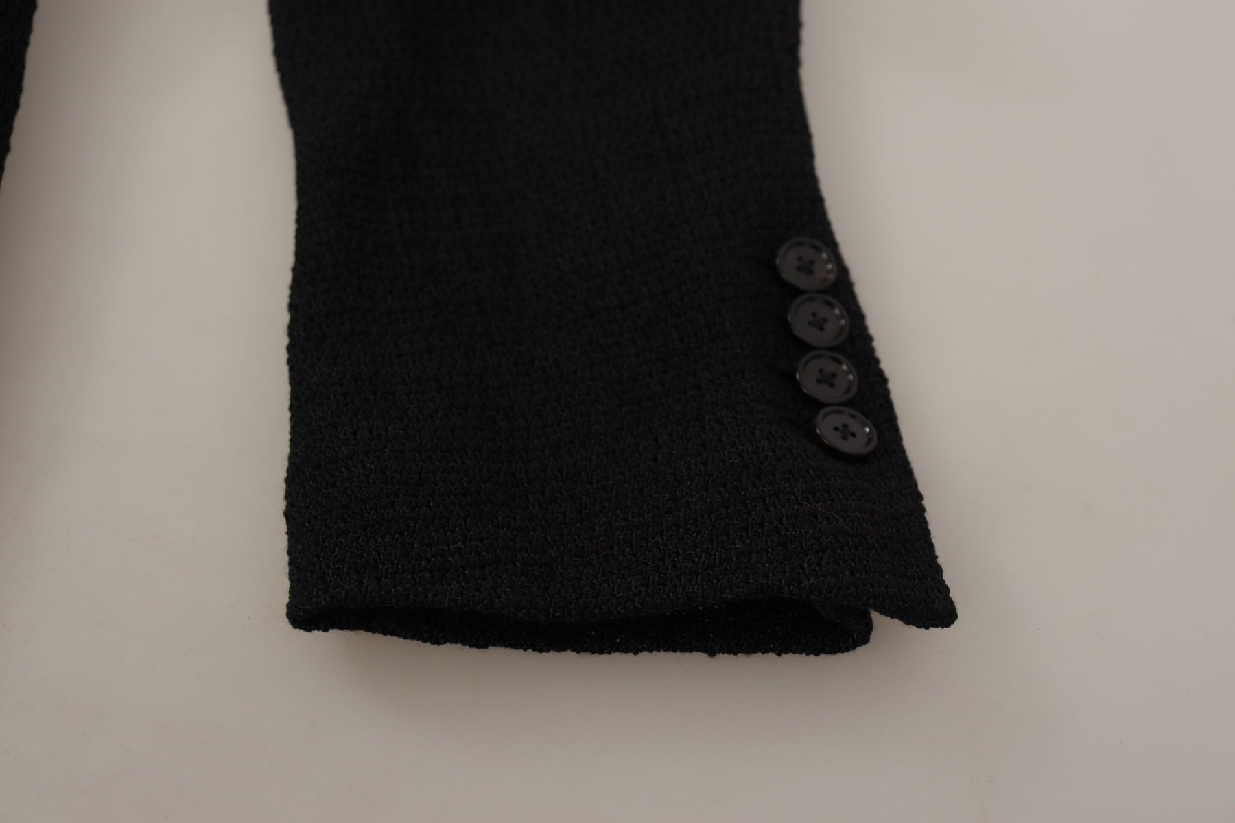 Dolce & Gabbana Black Single Breasted Coat Men Blazer | Regal Royce