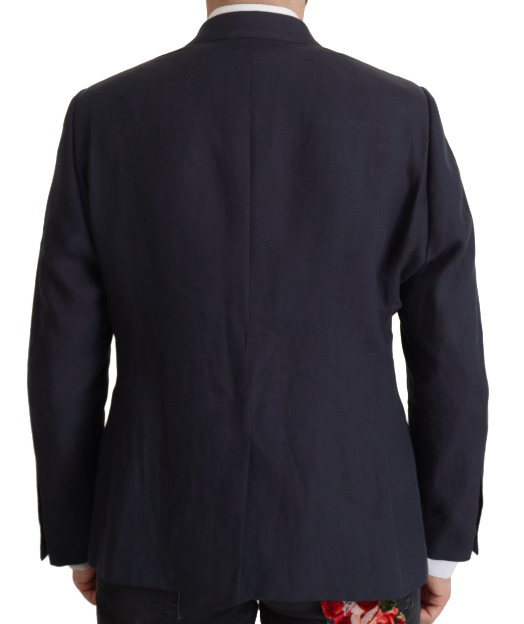 Dolce & Gabbana Dark Blue ALTA SARTORIA Jacket Coat Blazer | Regal Royce