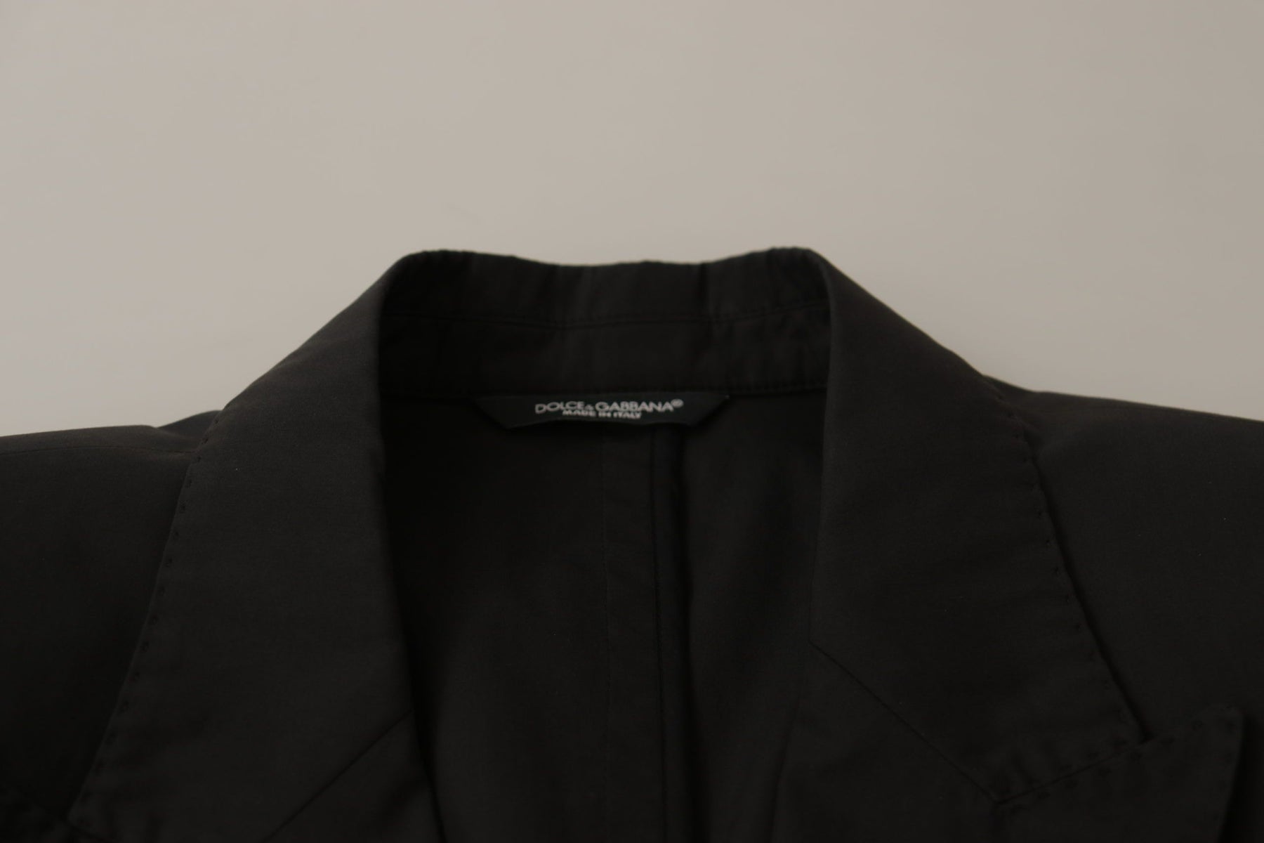 Dolce & Gabbana Black Single Breasted TAORMINA Breasted Blazer | Regal Royce