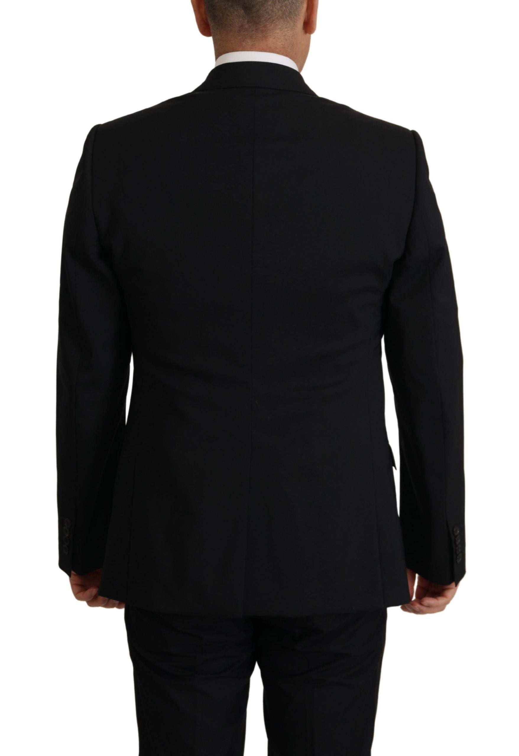 Dolce & Gabbana Black Jacket Vest 2 Piece MARTINI Blazer | Regal Royce