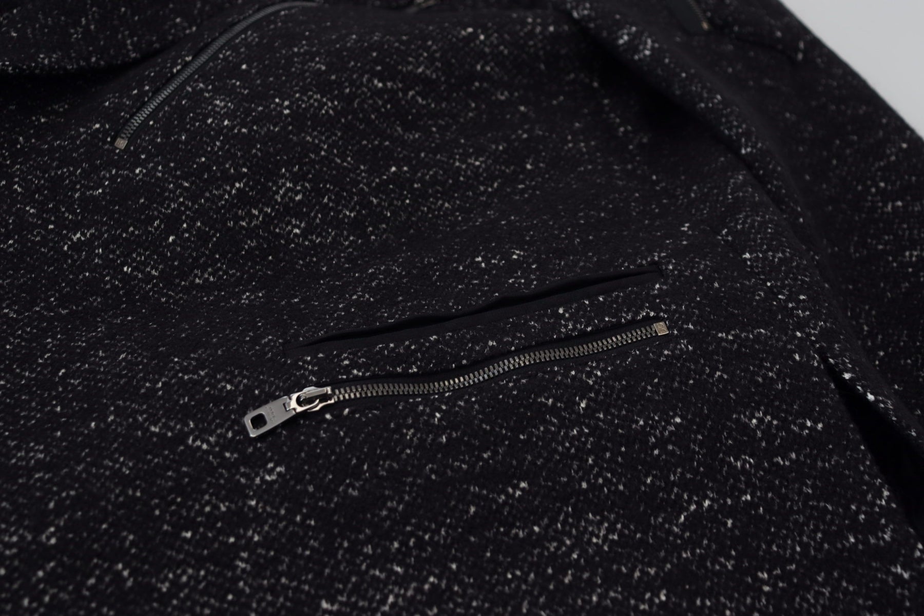 Dolce & Gabbana Black Wool Double Breasted Coat Men Jacket | Regal Royce