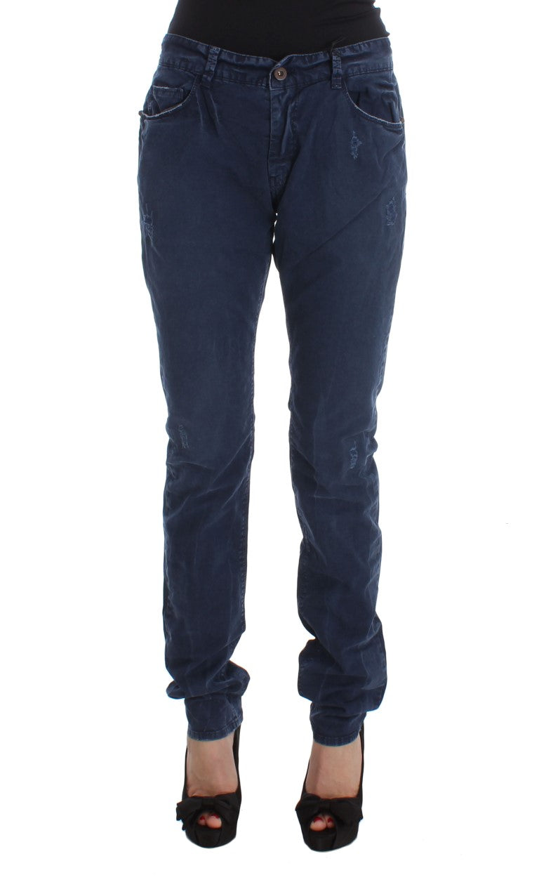Costume National Blue Cotton Blend Denim Jeans | Regal Royce