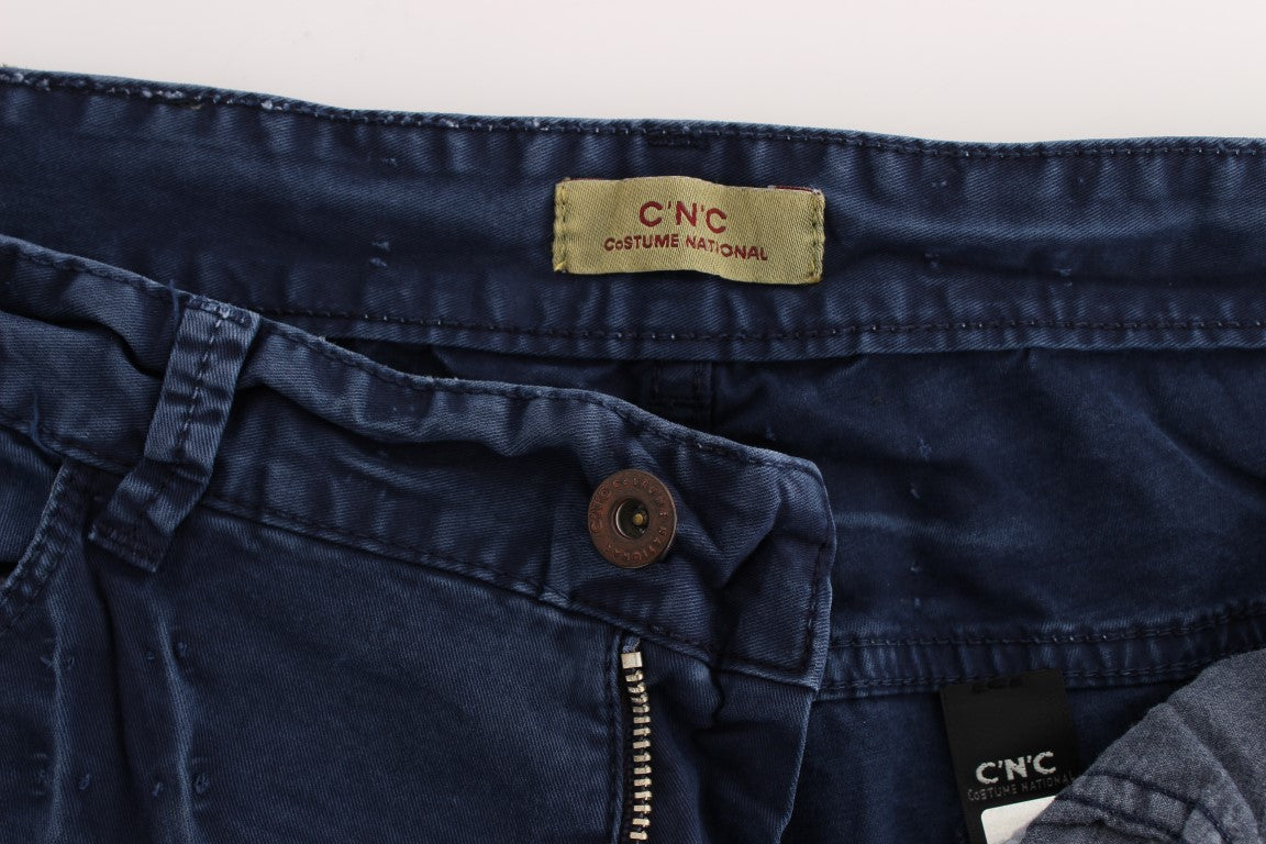 Costume National Blue Cotton Blend Denim Jeans | Regal Royce