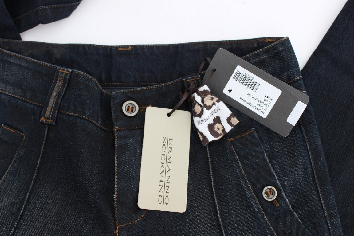 Ermanno Scervino Blue Wash Cotton Slim Fit Jeans | Regal Royce