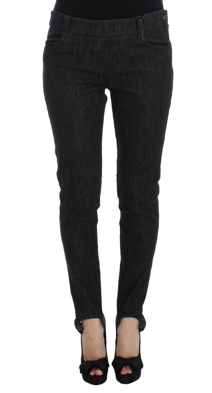 Ermanno Scervino Blue Cotton Slim Fit Denim Jeans | Regal Royce