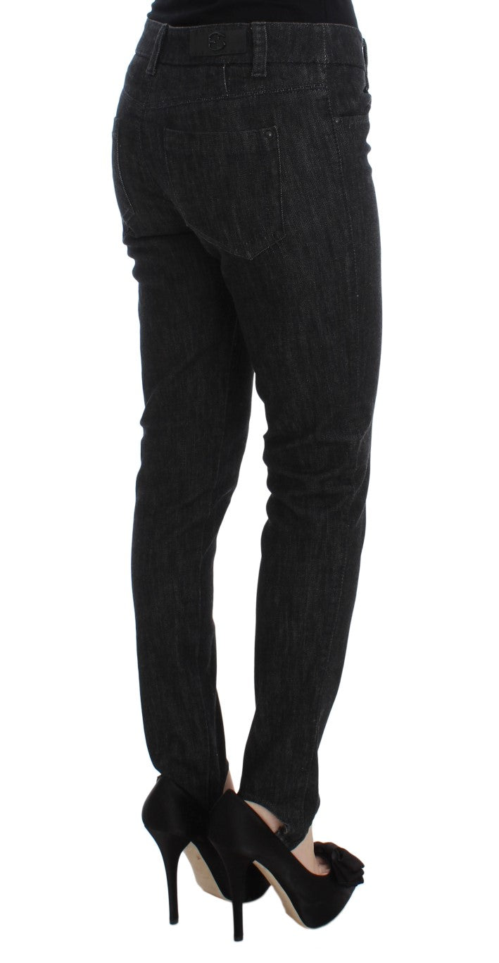 Ermanno Scervino Blue Cotton Slim Fit Denim Jeans | Regal Royce