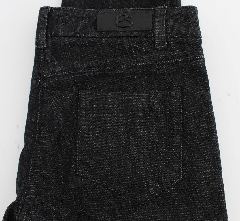 Ermanno Scervino Blue Cotton Slim Fit Denim Jeans | Regal Royce