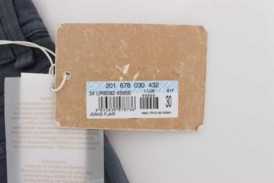 John Galliano Blue Cotton Blend Slim Fit Bootcut Jeans | Regal Royce