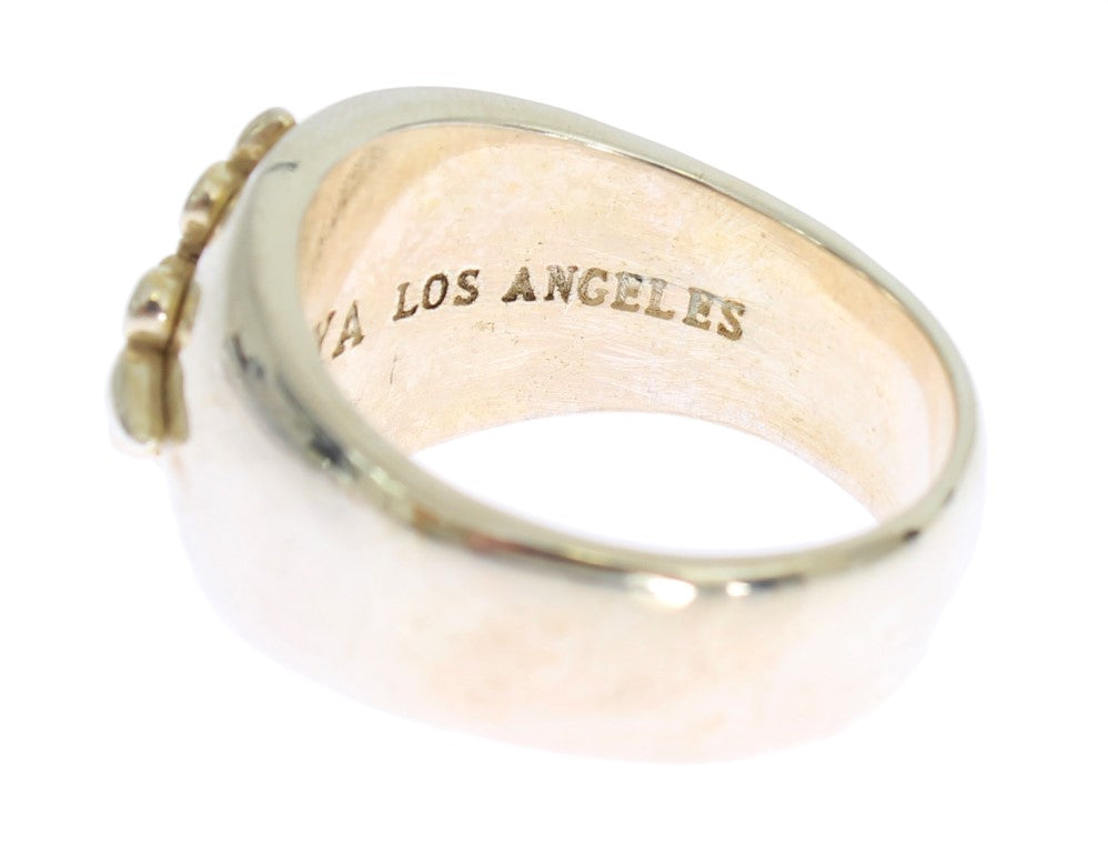 Nialaya Silver Crest 925 Sterling Ring | Regal Royce