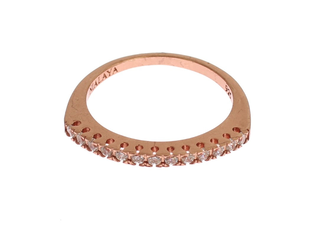 Nialaya Red Gold 925 Silver Ring | Regal Royce