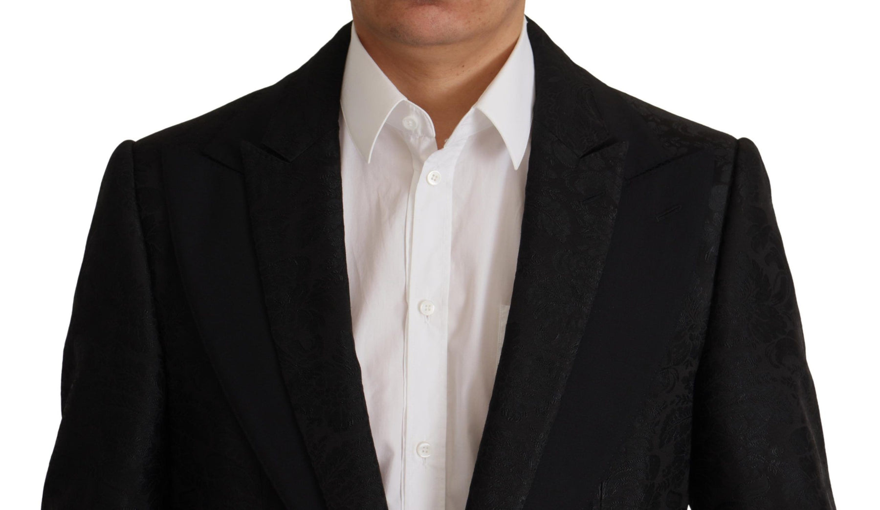 Dolce & Gabbana Black Polyester Formal 2 Piece MARTINI Suit | Regal Royce