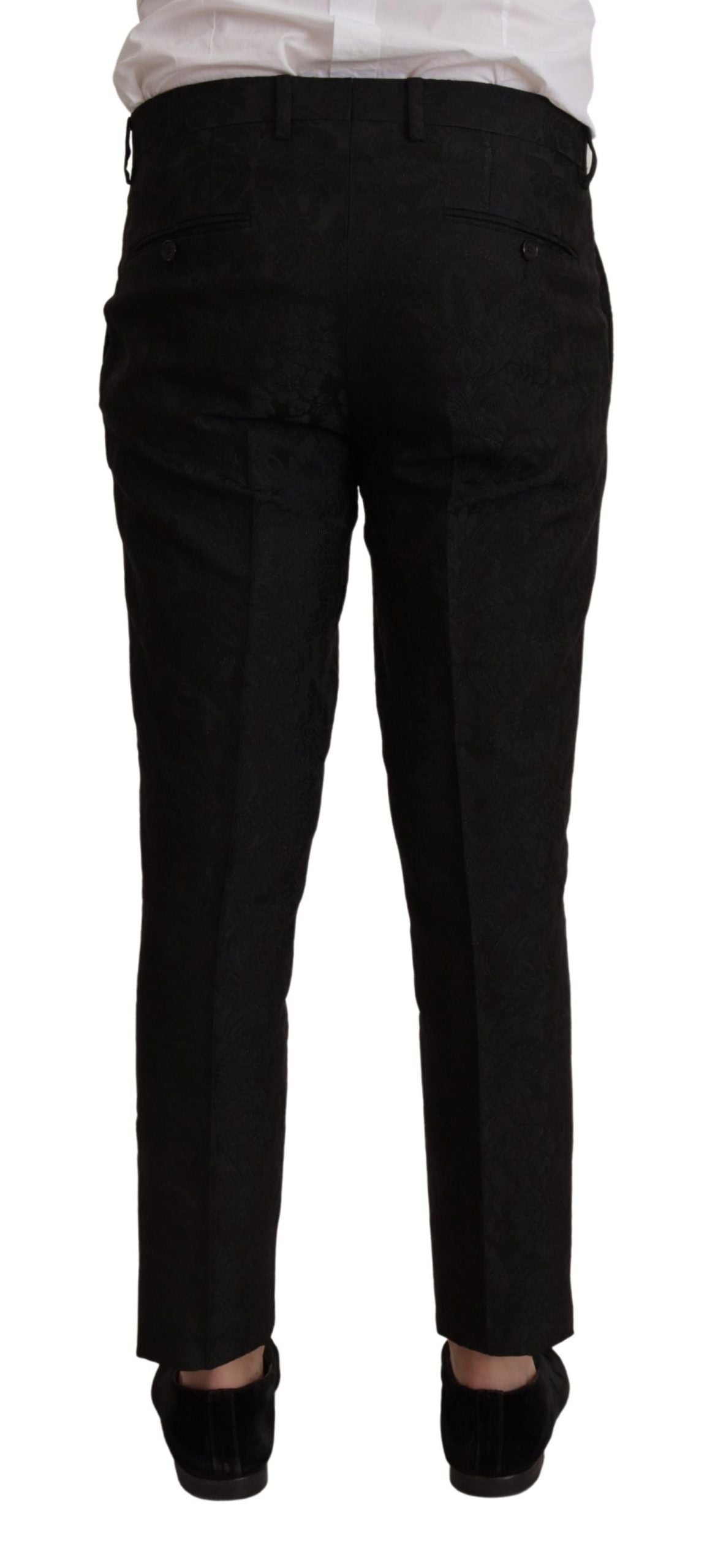 Dolce & Gabbana Black Polyester Formal 2 Piece MARTINI Suit | Regal Royce