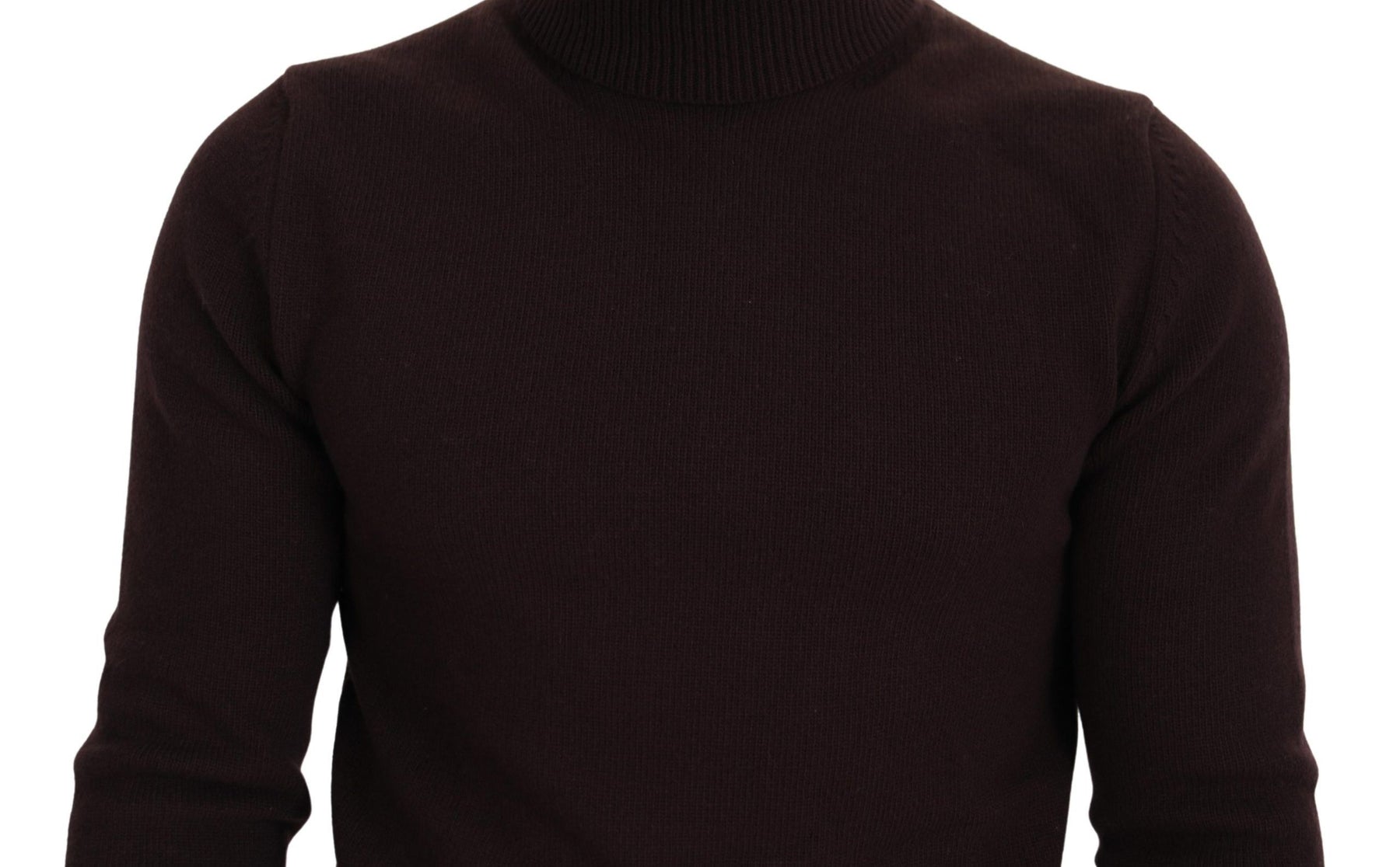 Dolce & Gabbana Brown Wool Turtle Neck Pullover Sweater | Regal Royce