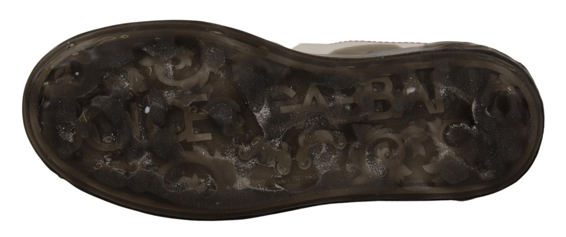 Dolce & Gabbana White Leather Shoes Womens Logo Portofino Sneakers | Regal Royce