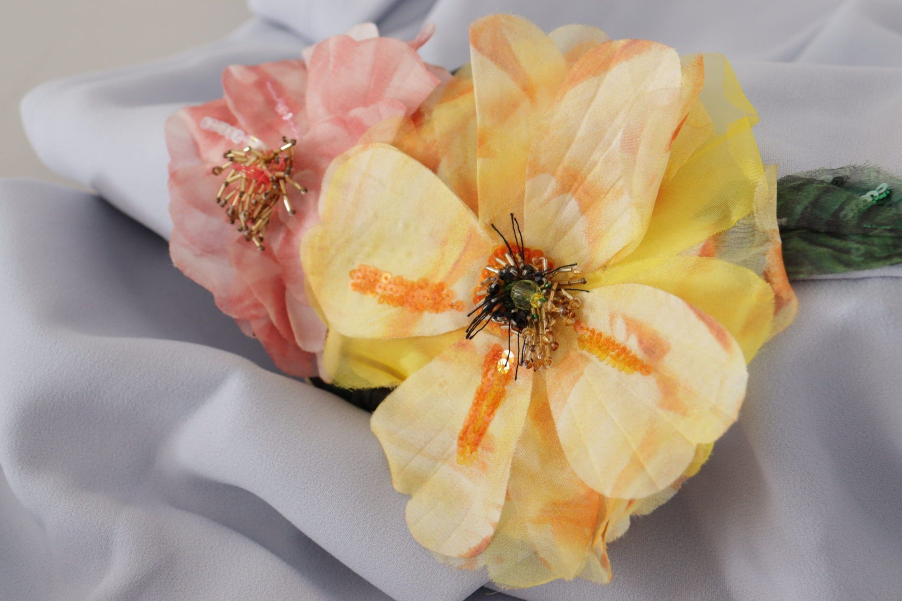 Dolce & Gabbana Blue Floral Applique Midi Viscose Dress | Regal Royce