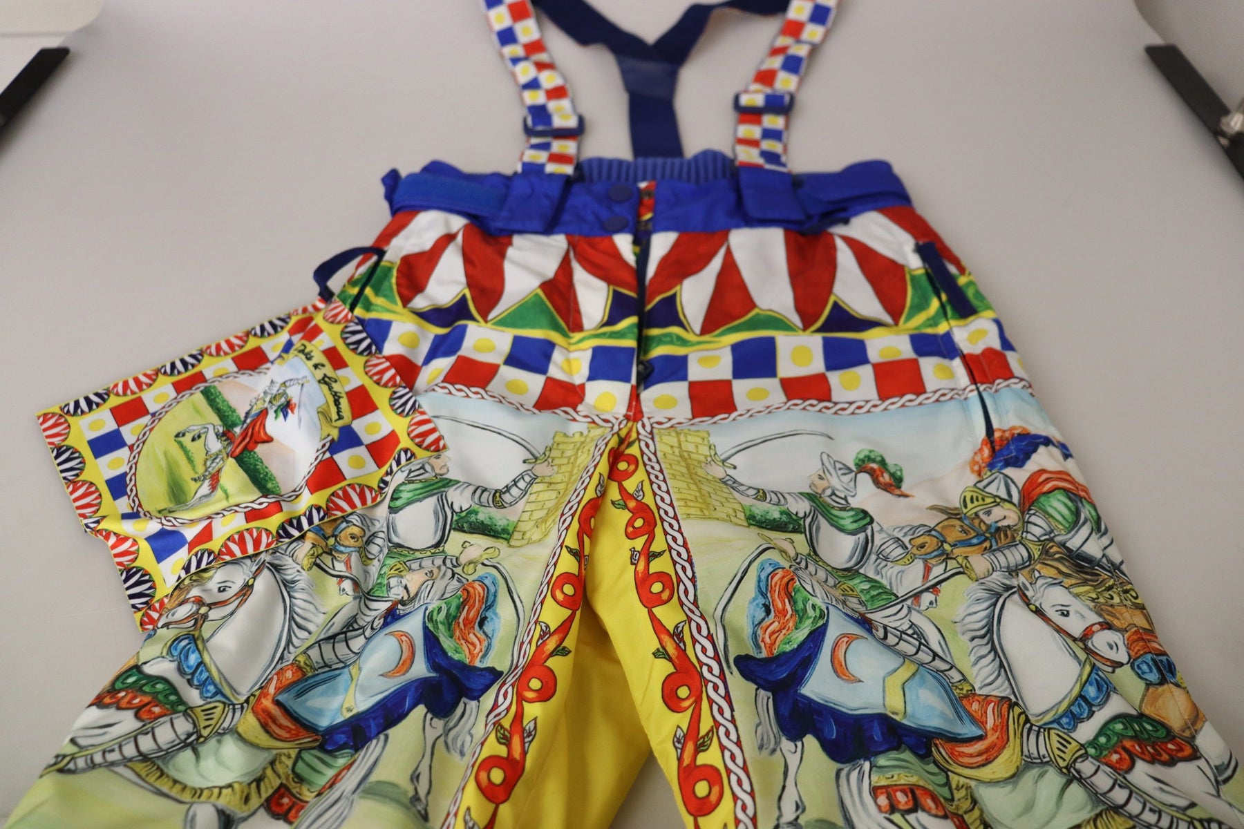 Dolce & Gabbana Multicolor Printed Snow Trouser Pants | Regal Royce