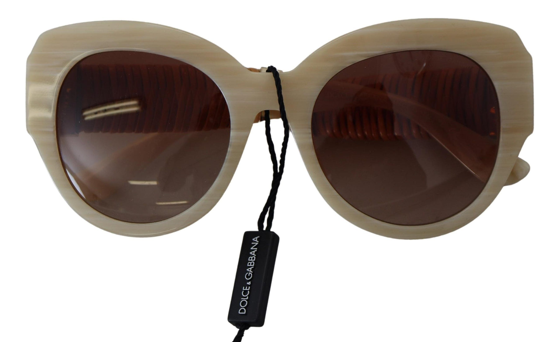 Dolce & Gabbana Beige Acetate Full Rim Brown Lense DG4294 Sunglasses | Regal Royce