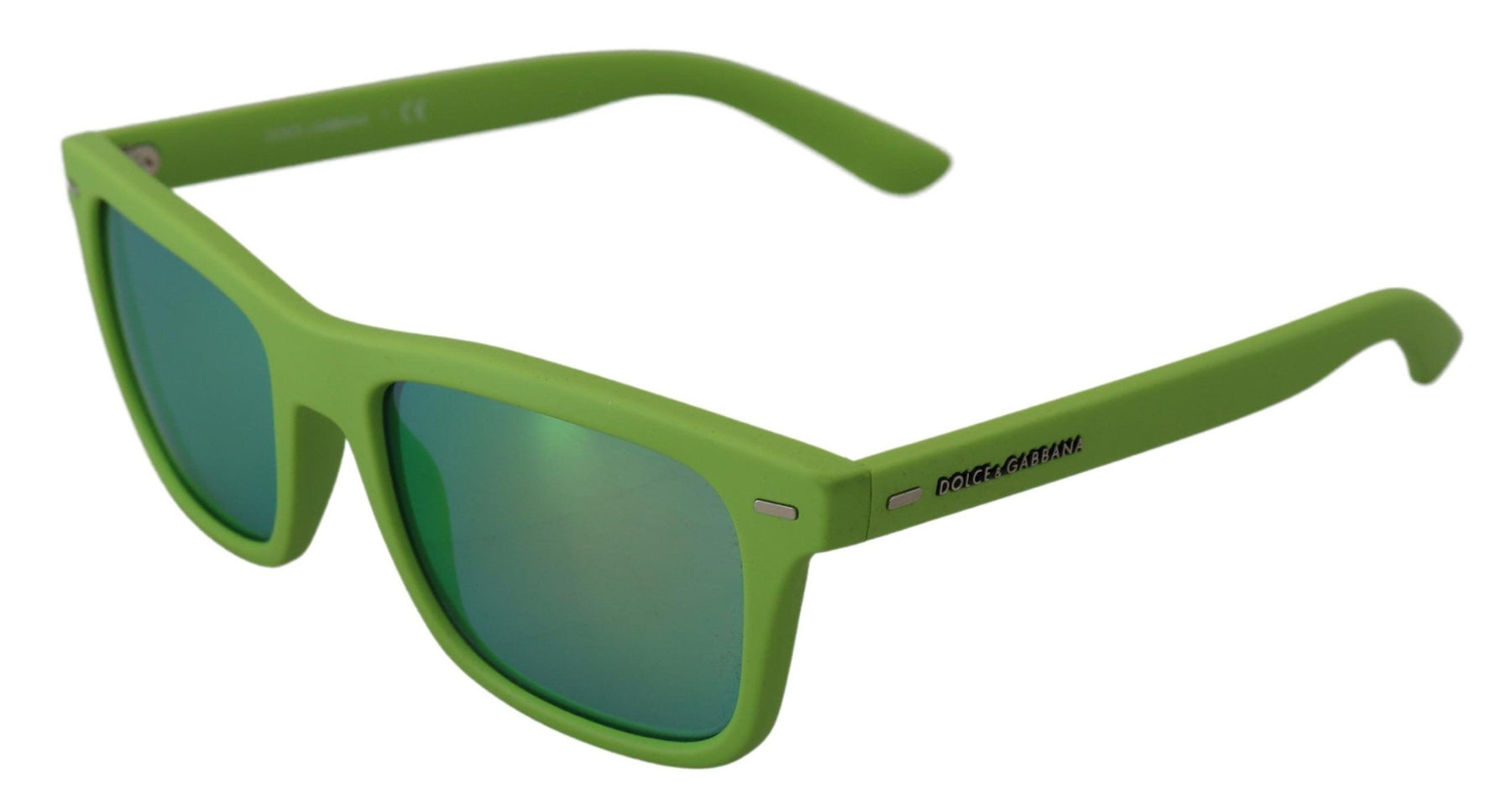 Dolce & Gabbana Green Rubber Full Rim Frame Shades DG6095 Acid Sunglasses | Regal Royce