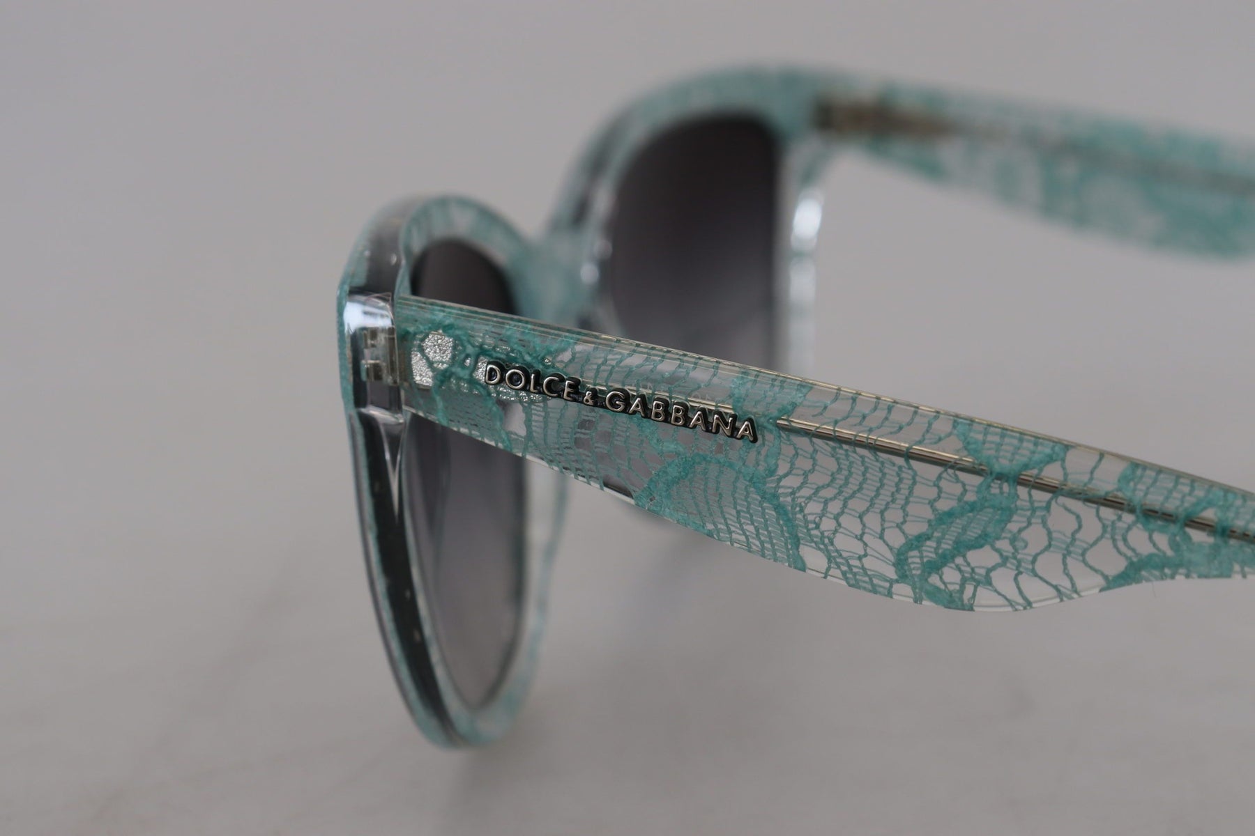 Dolce & Gabbana Blue Lace Acetate Crystal Round DG4190 Sunglasses | Regal Royce