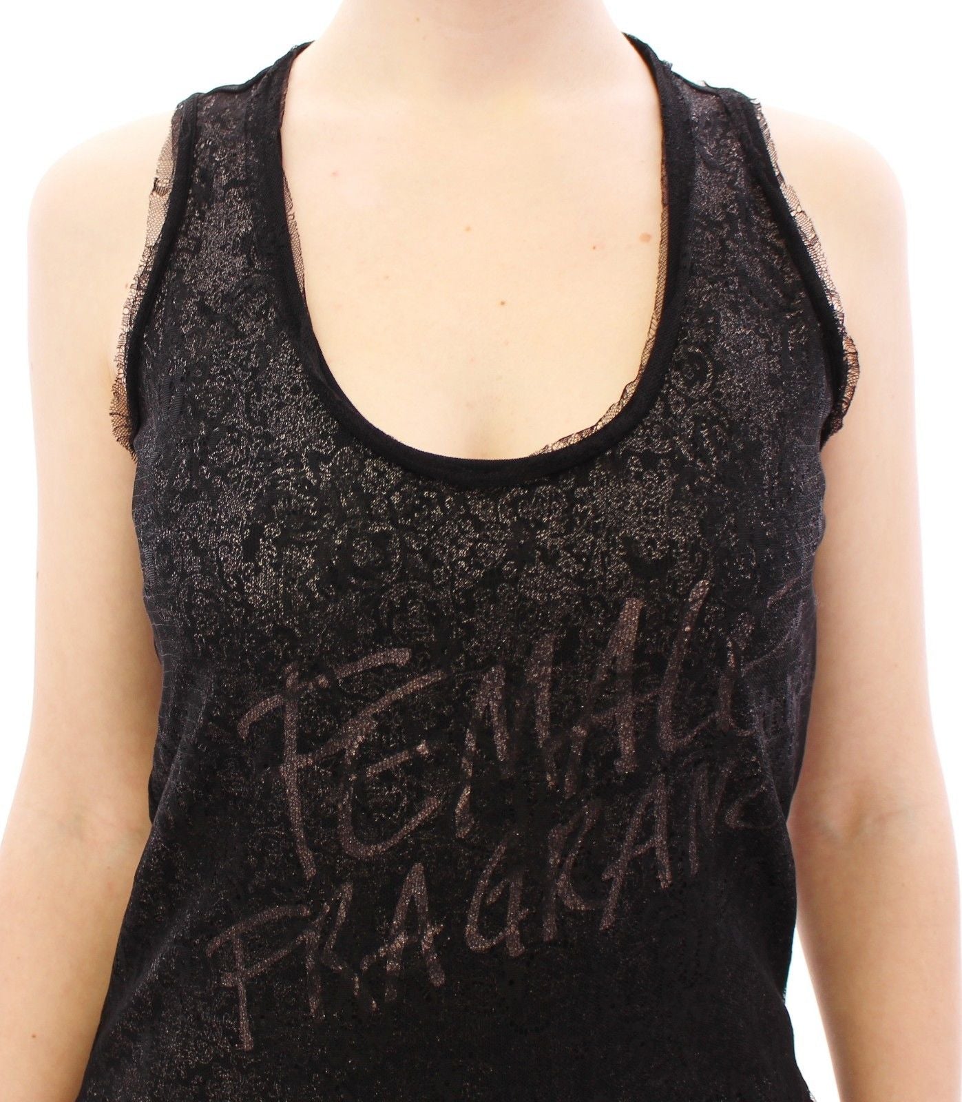 Ermanno Scervino Black Lace Lined Stretch Mini Dress | Regal Royce