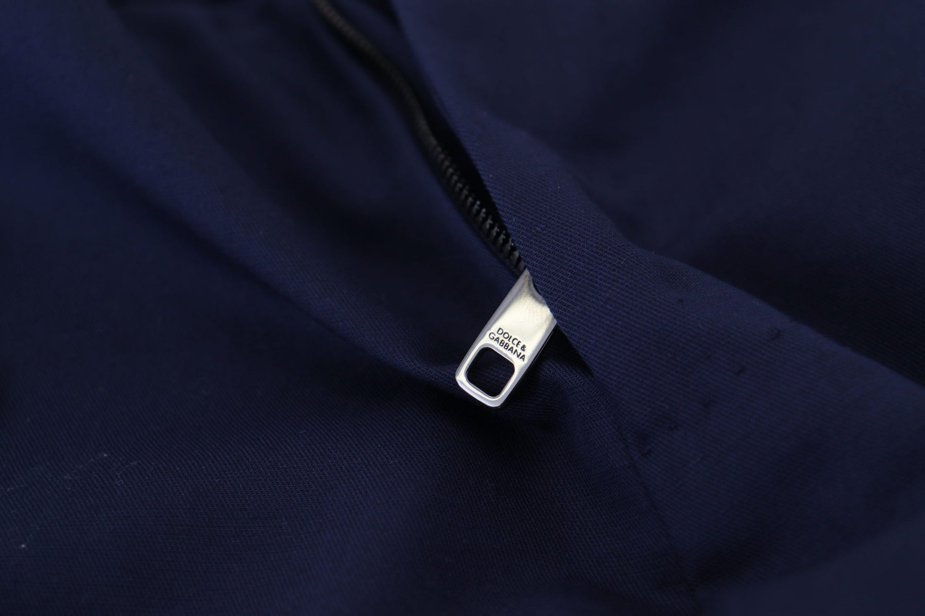 Dolce & Gabbana Blue Linen Cotton Slim Trousers Chinos Pants | Regal Royce