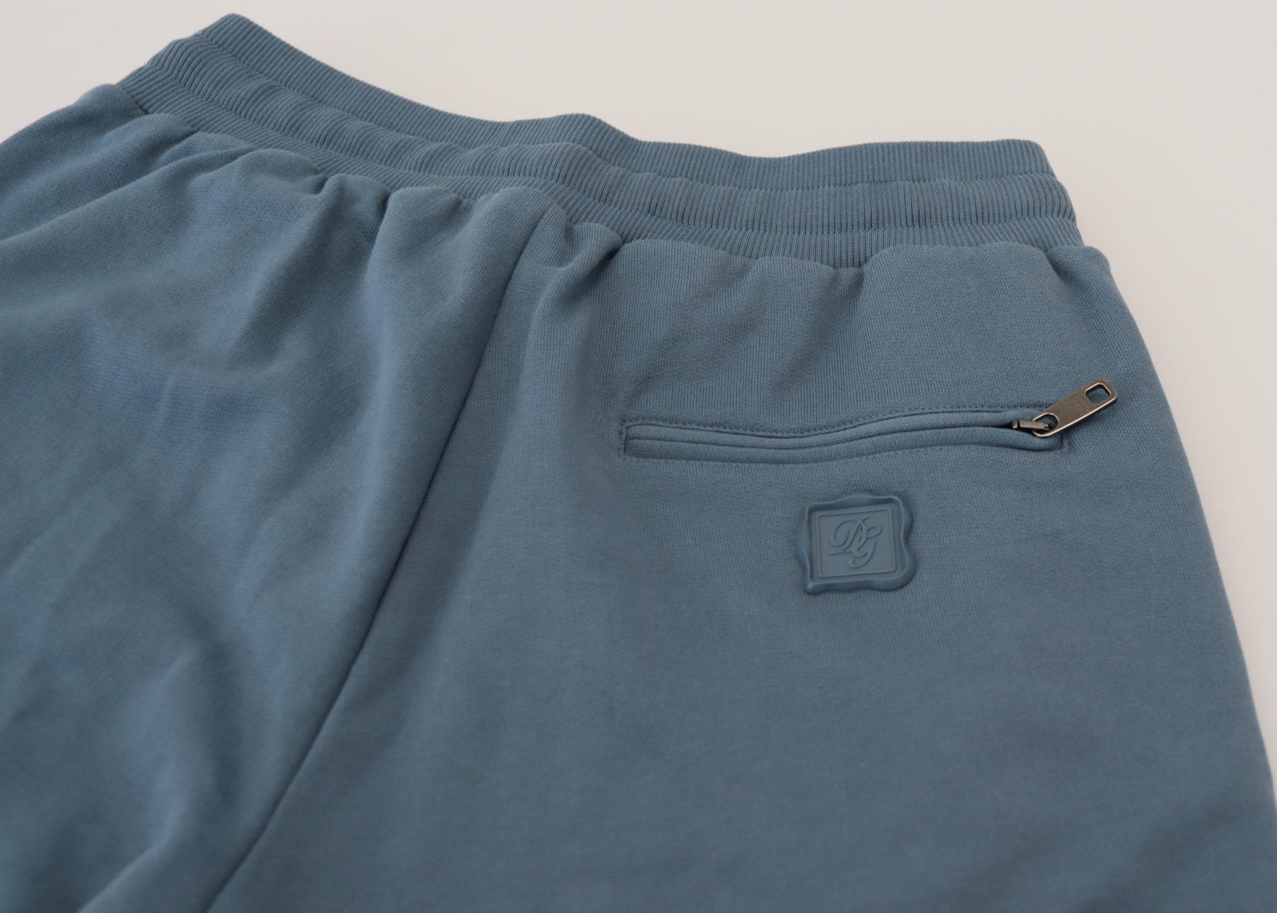 Dolce & Gabbana Blue Cotton Bermuda Casual Mens Shorts | Regal Royce