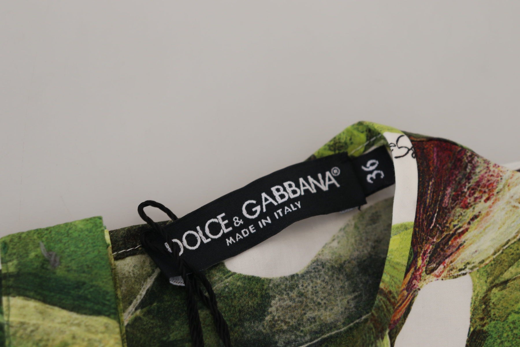 Dolce & Gabbana Crew-neck Cotton Top Blouse Fruit T-shirt | Regal Royce