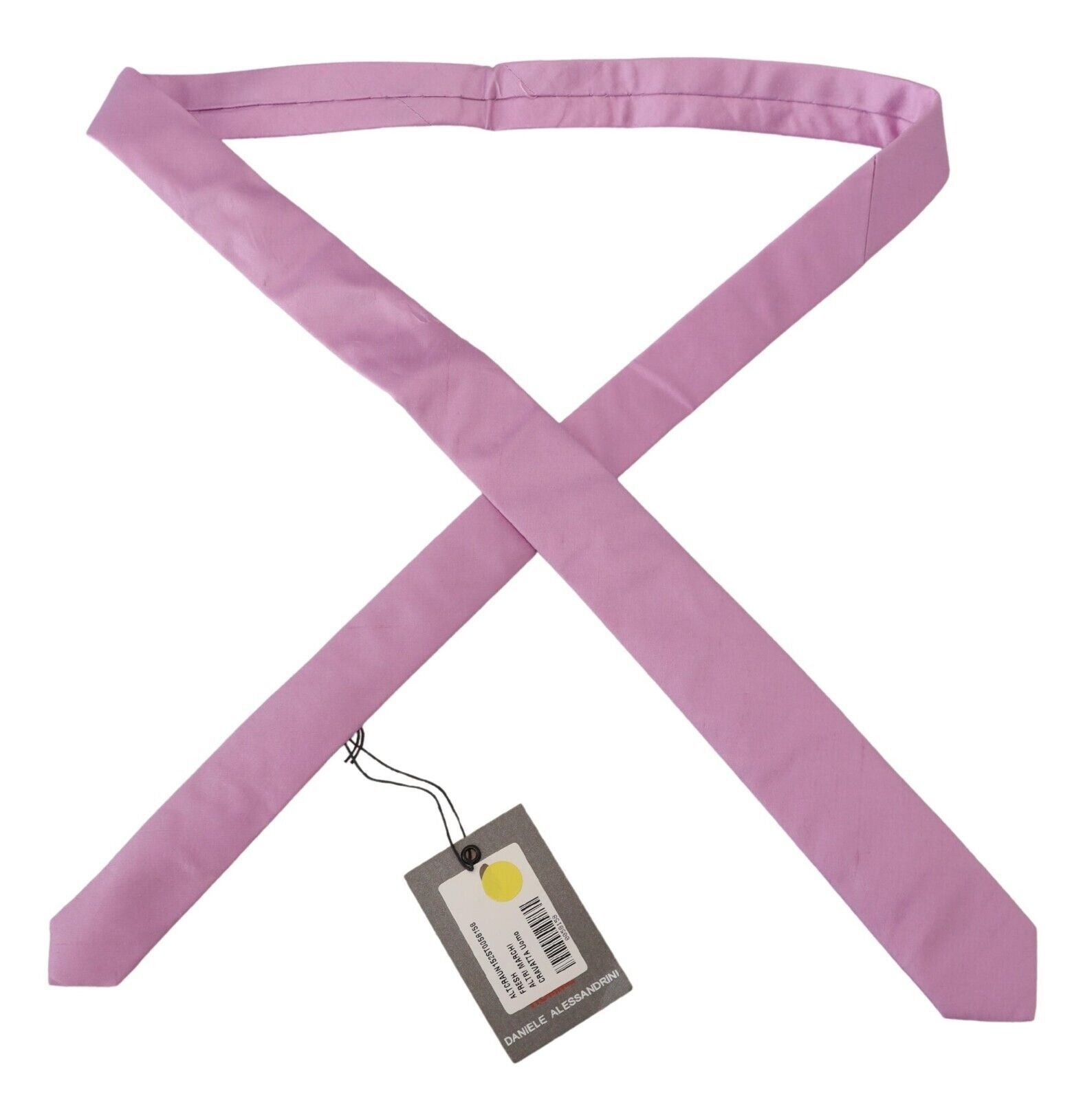 Daniele Alessandrini Pink Classic Men Necktie Accessory Silk Tie | Regal Royce