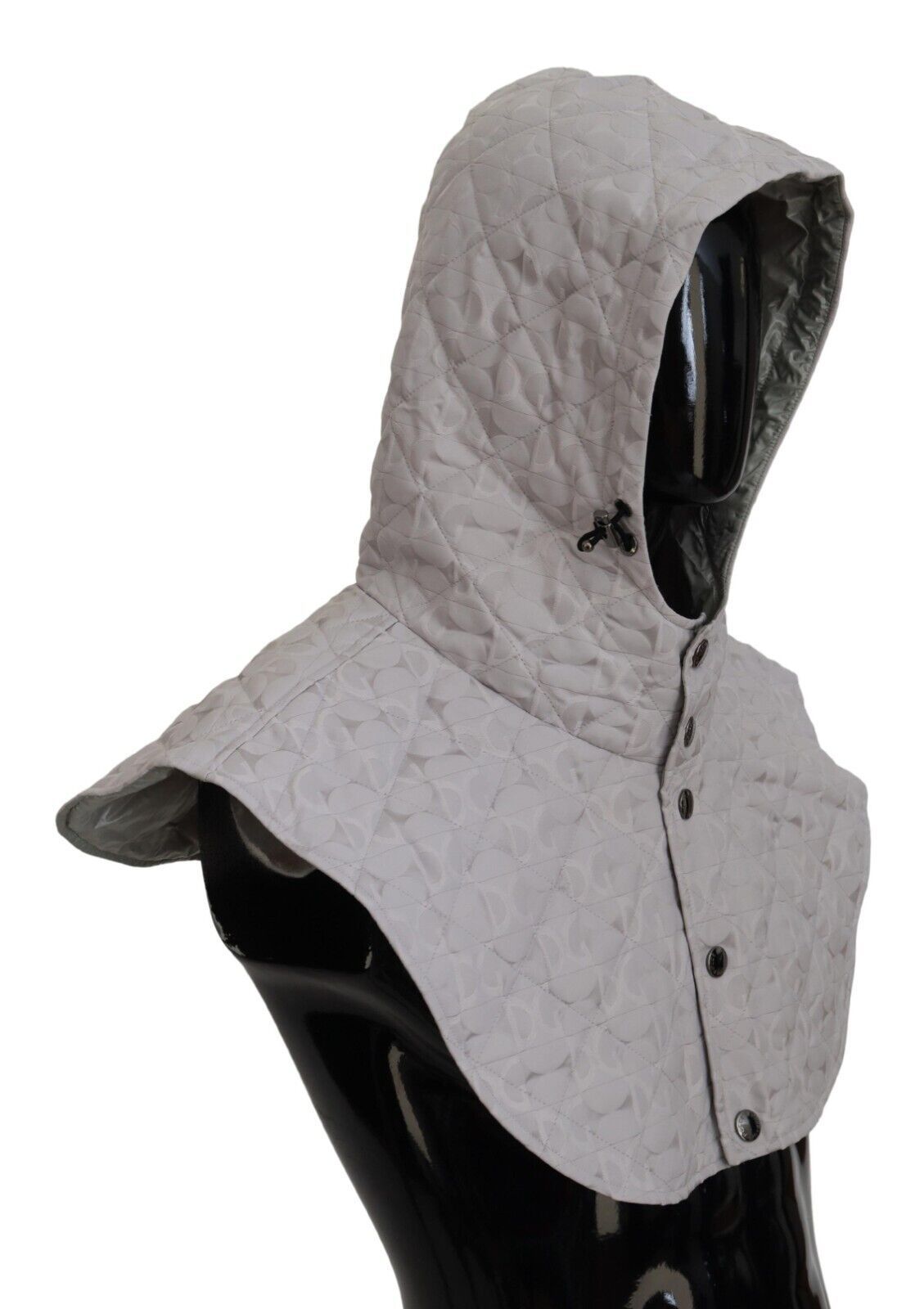 Dolce & Gabbana White Quilted Whole Head Wrap One Size Nylon Hat | Regal Royce