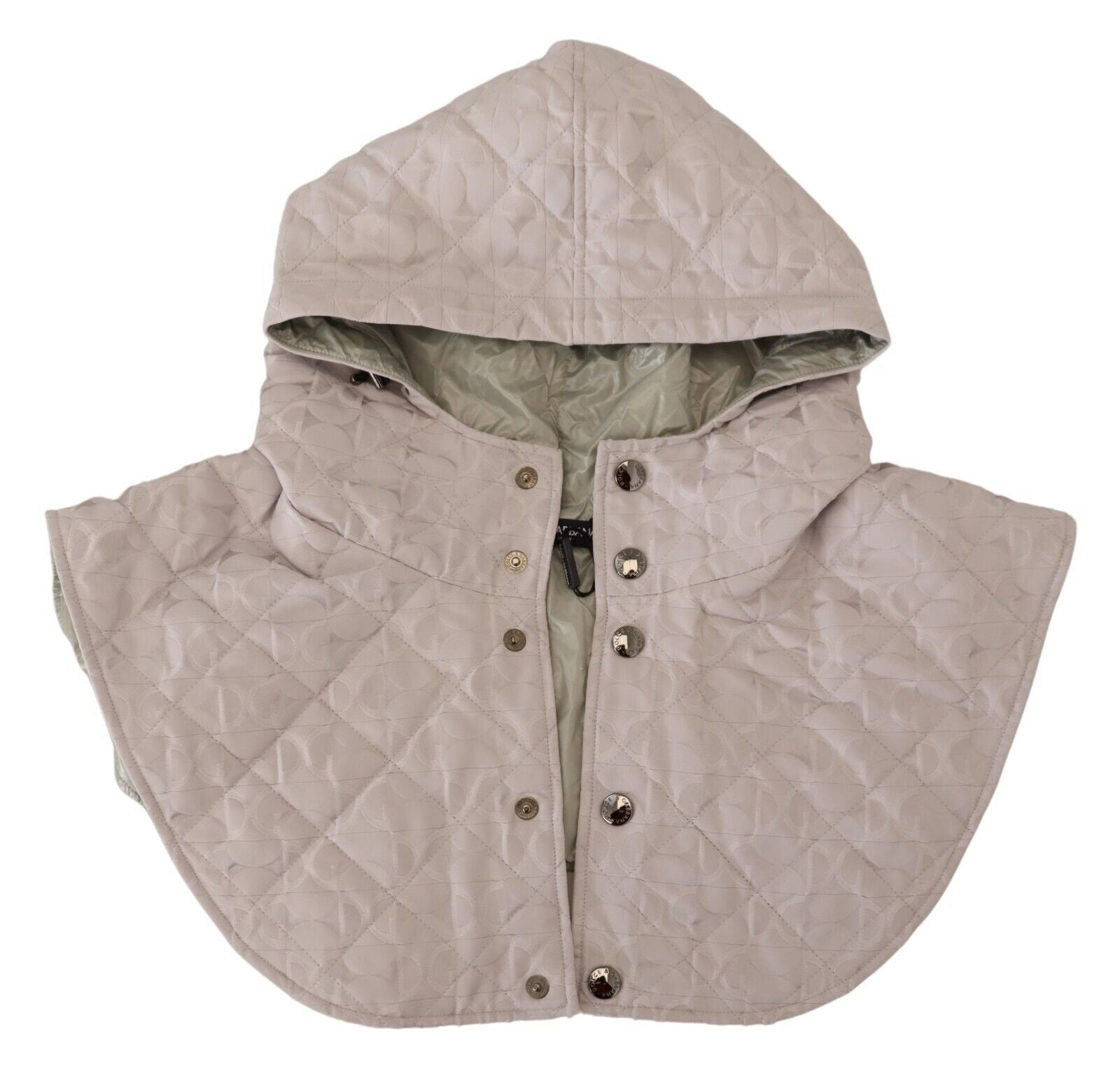 Dolce & Gabbana White Quilted Whole Head Wrap One Size Nylon Hat | Regal Royce