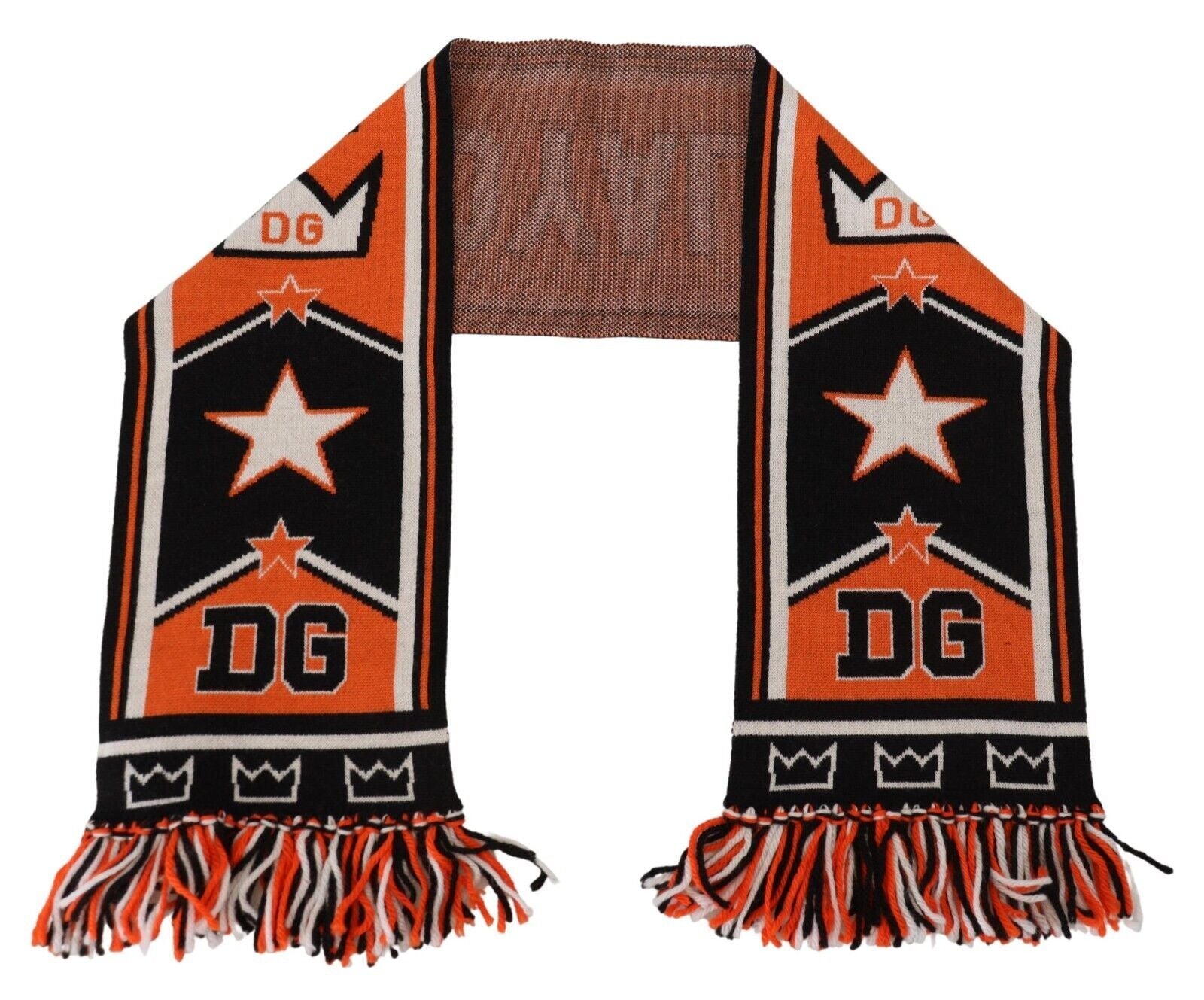 Dolce & Gabbana Multicolor DG Logo Printed Men Neck Wrap Shawl Scarf | Regal Royce