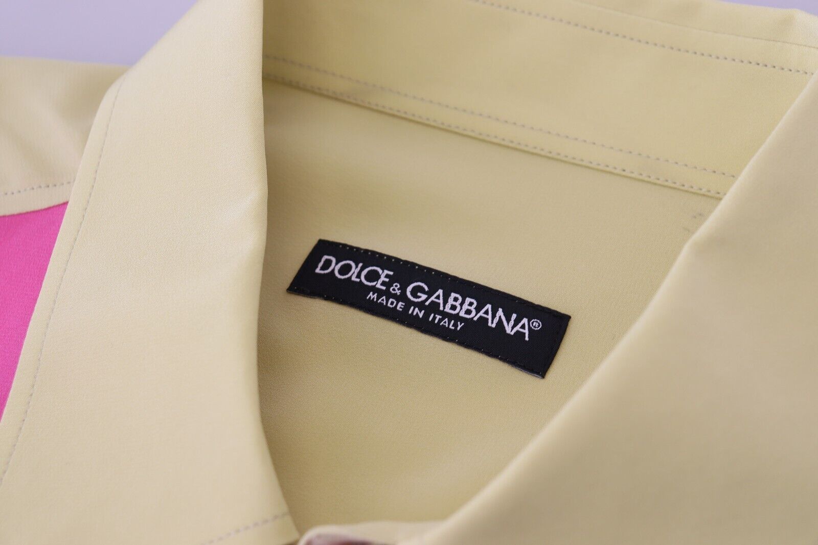 Dolce & Gabbana Multicolor Patchwork Silk Button Down Shirt | Regal Royce