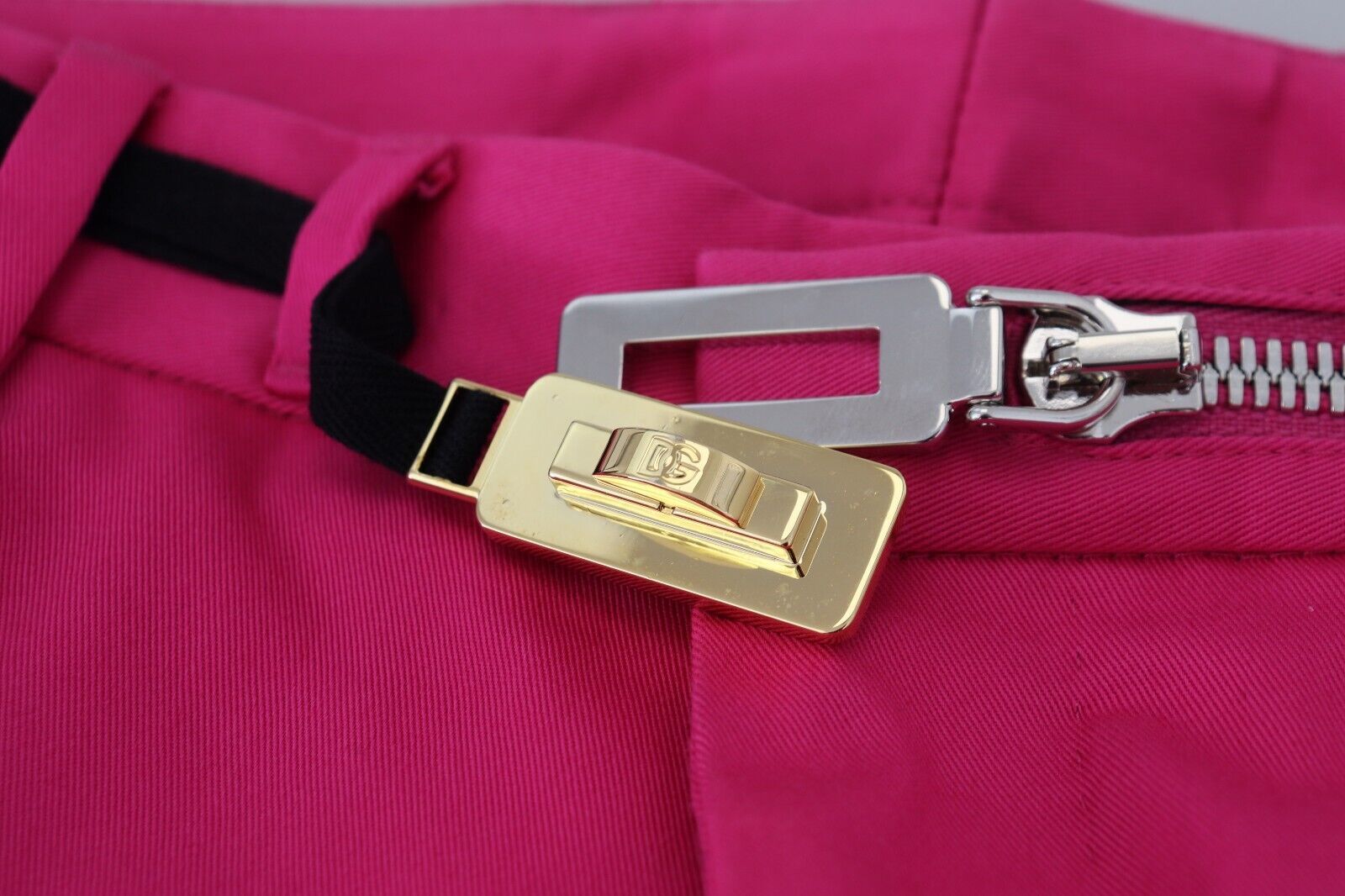 Dolce & Gabbana Pink Zipper Buckle Waist Trousers Pants | Regal Royce