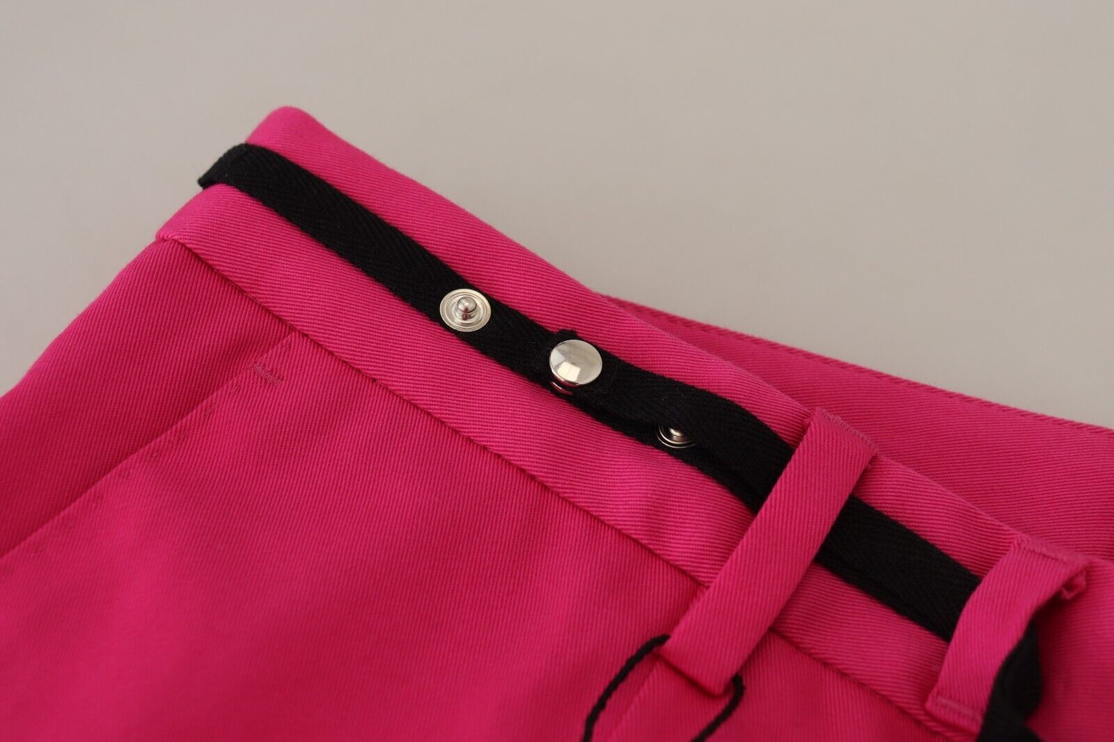Dolce & Gabbana Pink Zipper Buckle Waist Trousers Pants | Regal Royce
