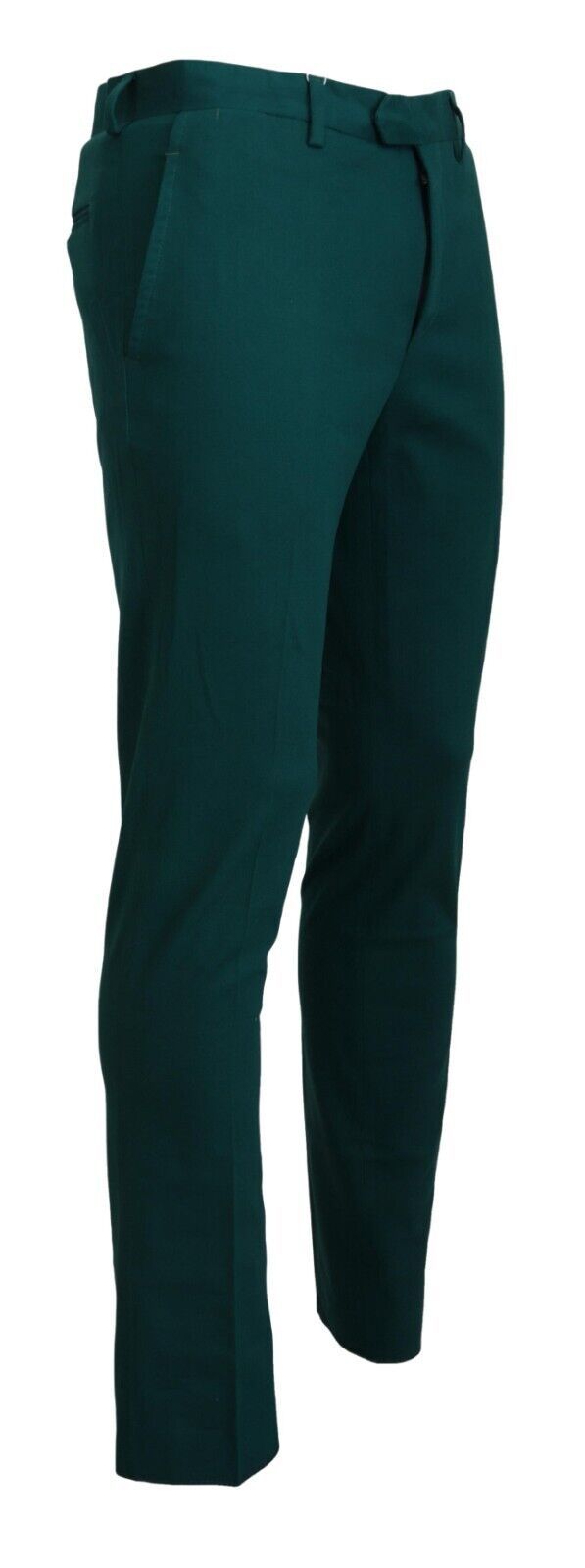 BENCIVENGA Green Straight Fit Men Formal Trousers Pants | Regal Royce