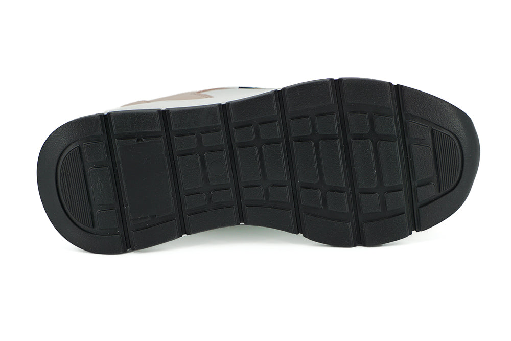 Versace Light Pink and White Calf Leather Sneakers | Regal Royce