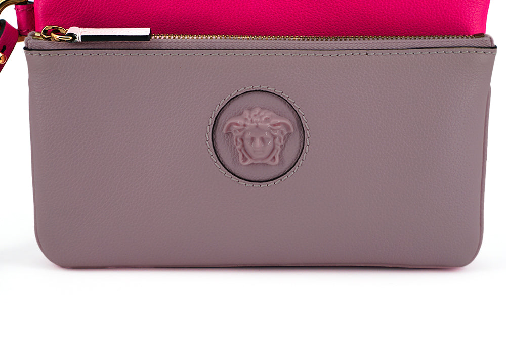 Versace Pink Calf Leather Pouch Bag | Regal Royce