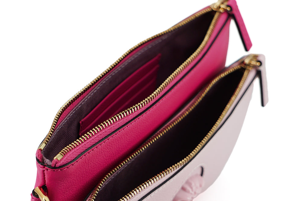 Versace Pink Calf Leather Pouch Bag | Regal Royce