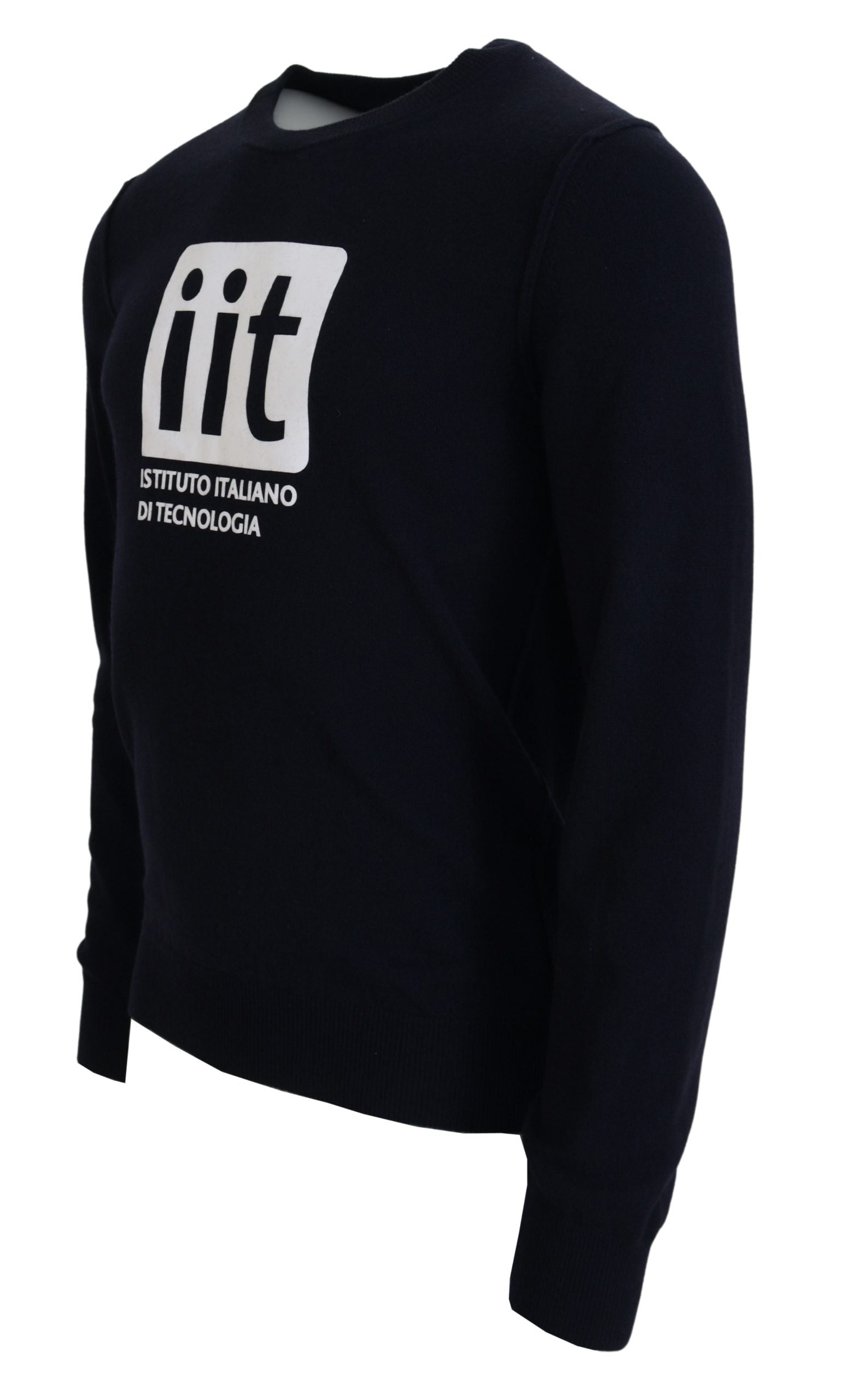 Dolce & Gabbana Blue Cashmere iit Print Pullover Sweater | Regal Royce