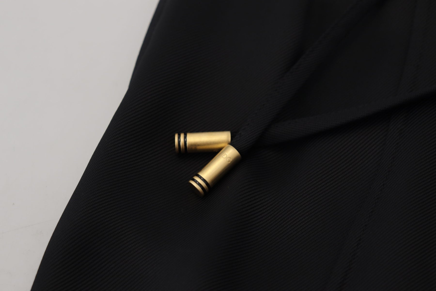 Dolce & Gabbana Black Straight Fit Cotton Pants | Regal Royce