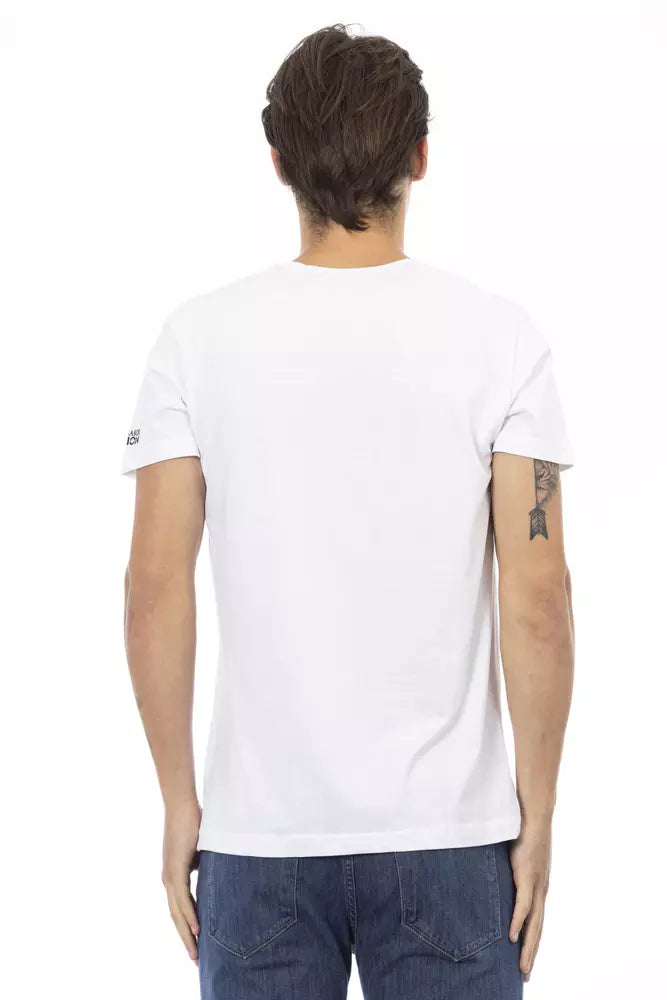 Trussardi Action White Cotton T-Shirt