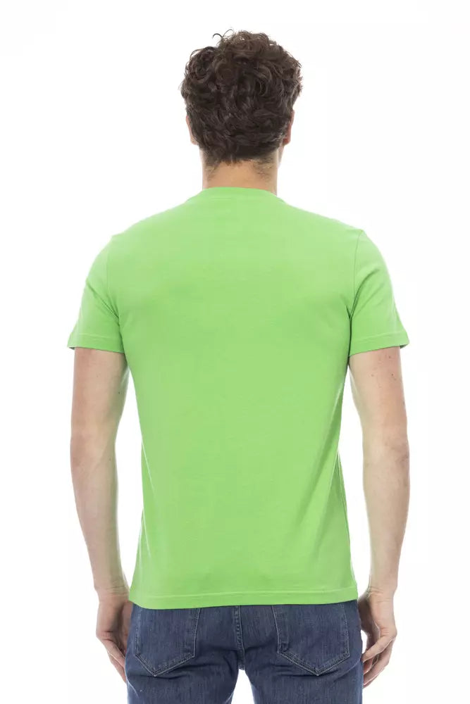 Baldinini Trend Green Cotton T-Shirt