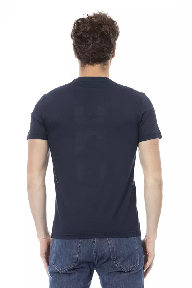 Baldinini Trend Blue Cotton T-Shirt