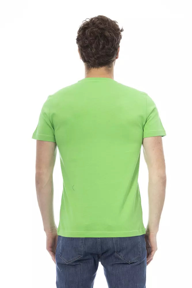 Baldinini Trend Green Cotton T-Shirt