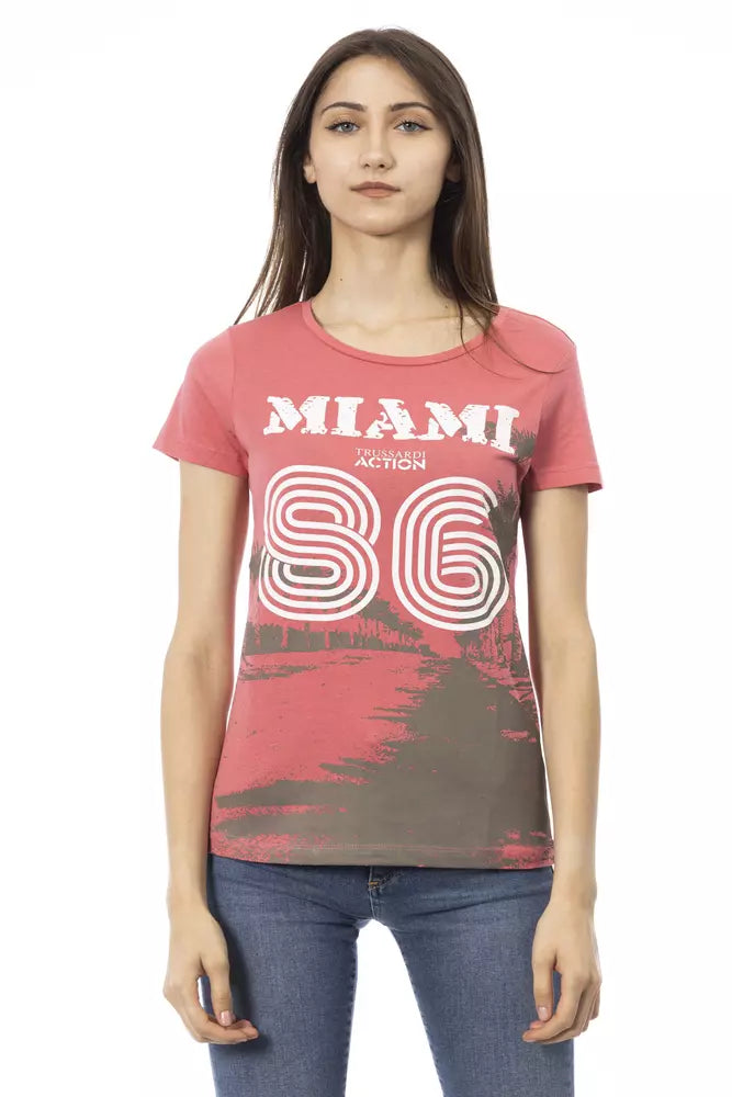 Trussardi Action Multicolor Cotton Women T-Shirt | Regal Royce