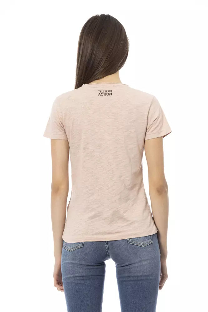 Trussardi Action Multicolor Cotton Women T-Shirt | Regal Royce