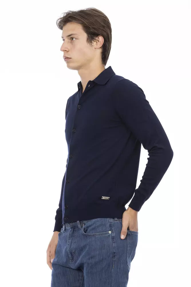 Baldinini Trend Blue Cotton Shirt