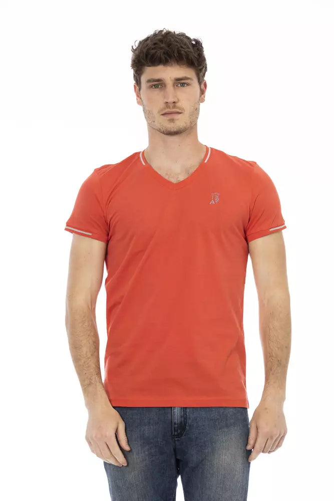 Trussardi Action Orange Cotton T-Shirt