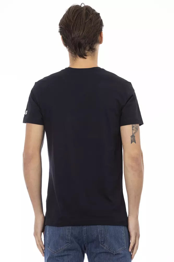Trussardi Action Black Cotton Men's T-Shirt | Regal Royce